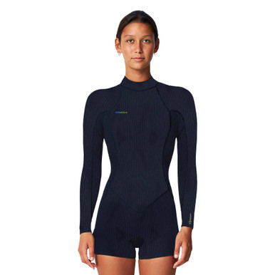 Oneill 2MM HyperX BZ Long Sleeve Springsuit Womens in Black