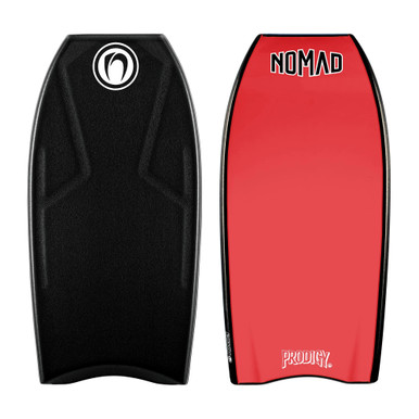 Nomad Prodigy ZED Core 44in Bodyboard in Black Red