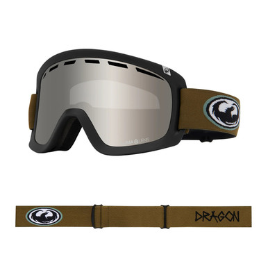 Dragon D1 OTG Goggle in Old Skool Lumalens Silver Ion + Lumalens