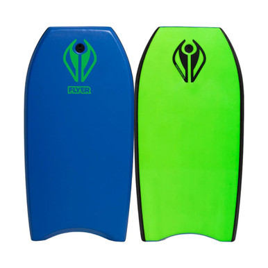 NMD Flyer 38in Bodyboard in Dark Blue Fluro Green