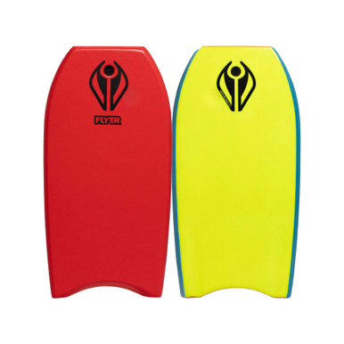 NMD Flyer 42in Bodyboard in Red Fluro Yellow