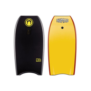 Nomad Neo EPS 40in Bodyboard in Black Yellow