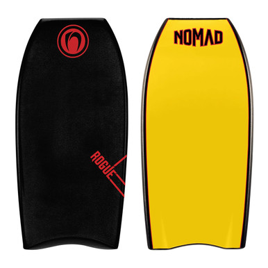 Nomad Rogue Zed Core 42in Bodyboard in Black Yellow