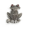 Sterling Silver Frog Brooch