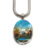 Sterling Silver Russian Painting Pendant