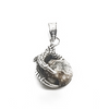 Sterling Silver Eagle and Bullet Pendant