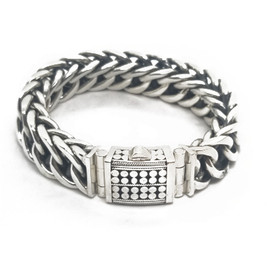 Sterling Silver Men's Large Bracelet