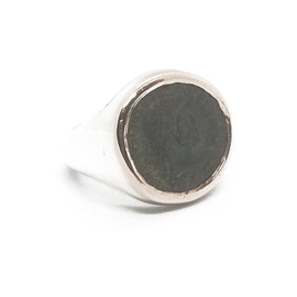 Sterling Silver and 14KR Ancient Roman Coin Ring