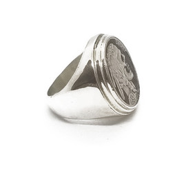 Sterling Silver Buffalo Nickel Ring