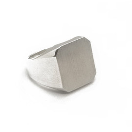 Sterling Silver Square Signet Ring