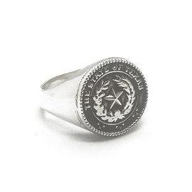 Sterling Silver Texas State Seal Ring