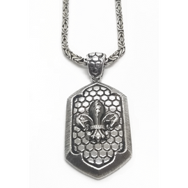 Sterling Silver Fleur de Lis Pendant