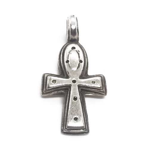 Sterling Silver Solid Ankh Pendant