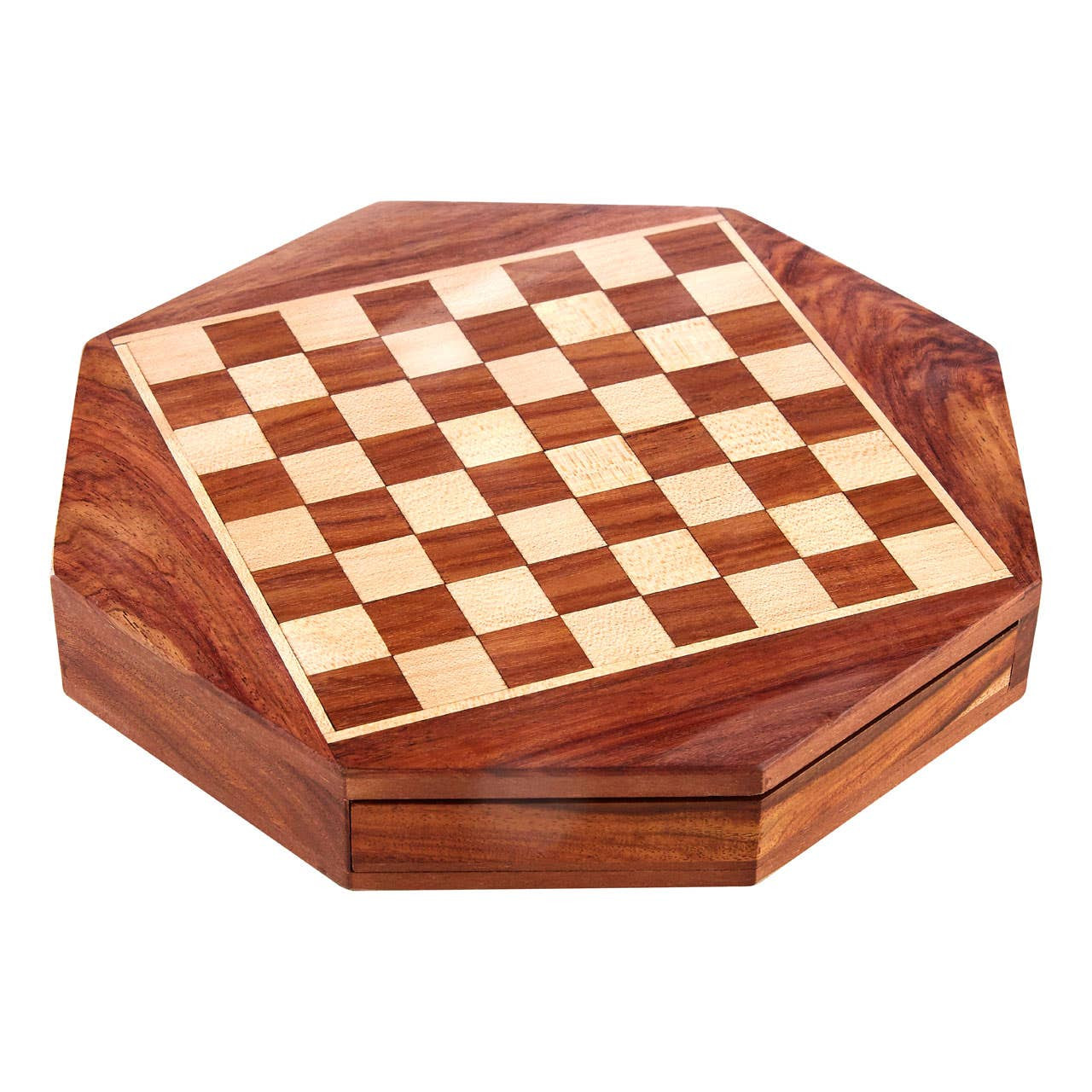 Churchill Games Octagonal Magnetic Chess Game-Premier Housewares