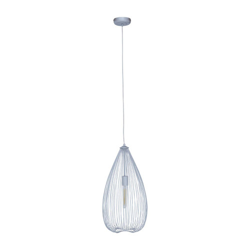 Lavis Teardrop Silver Pendant Light
