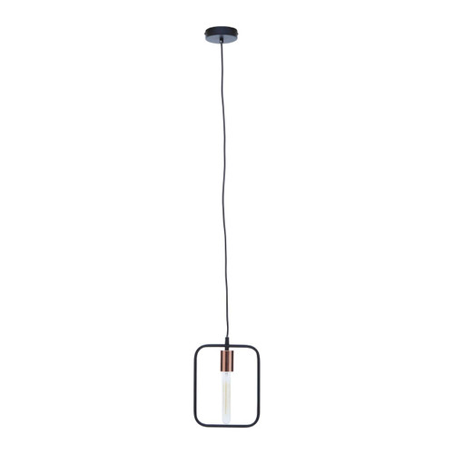 Lavis Black and Copper Finish Pendant Light