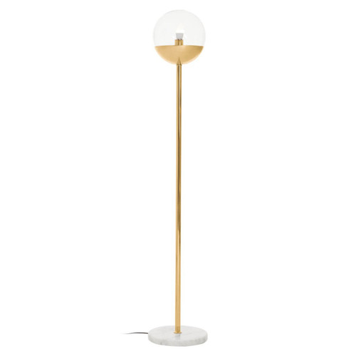 Revive Gold Finish Metal Floor Lamp