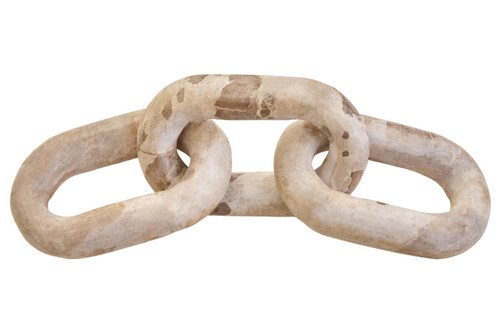 Santino Chocolate Marble Three Link Chain