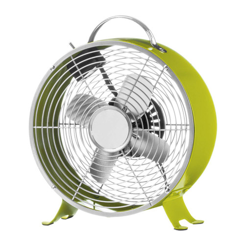 Lime Green Retro Desk Fan