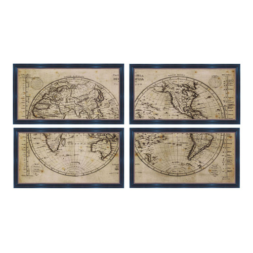 Framed World Wall Art
