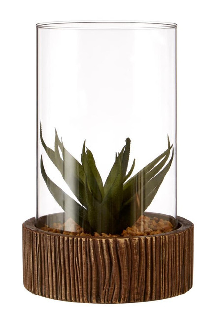 Fiori Large Succulent with Natural Stone Base