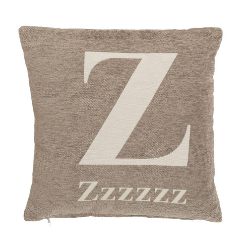 Natural '*Zzzzzz*' Words Cushion