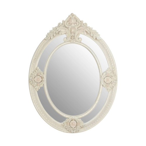 White Finish Wall Mirror