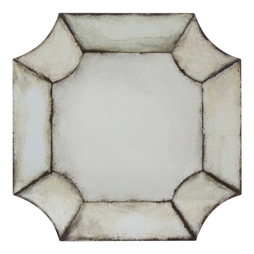 Riza Wall Mirror with Curved Corners
