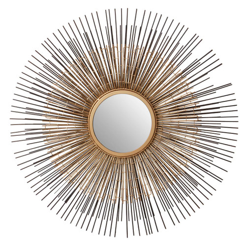 Templar Nickel / Bronze Finish Wall Mirror