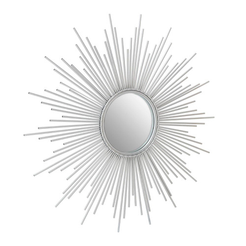 Cristal Silver Finish Wall Mirror