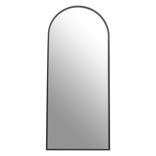 Descartes Black Frame Wall Mirror