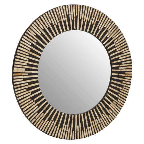 Palu Arise Black and Gold Wall Mirror