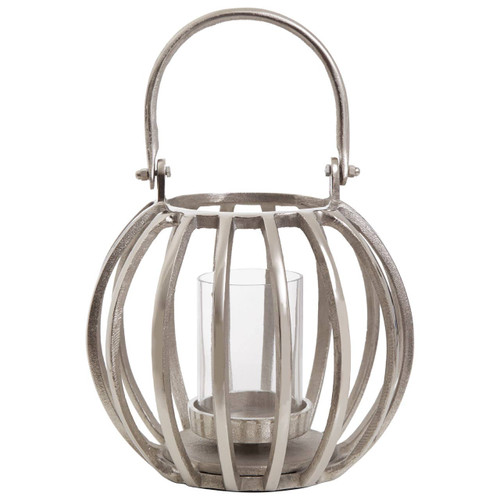 Aura Small Silver Lantern