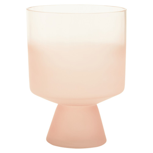 Baila Large Matte Pink Glass Vase Baila Large Matte Pink Glass Vase
