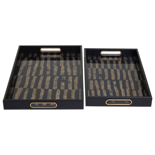 Celina Set of Two Rectangular Trays
