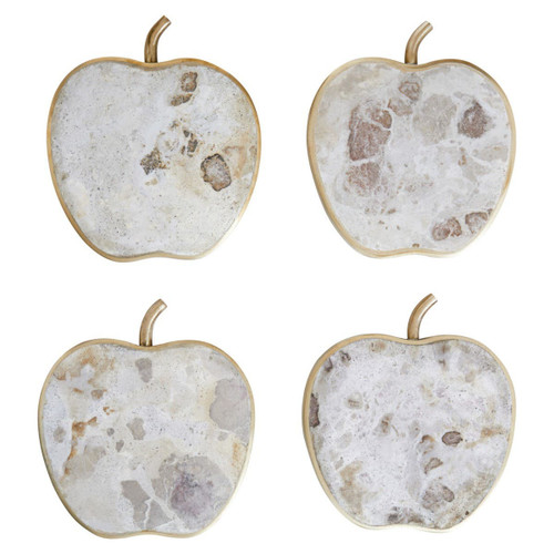 Organico Set Of Four Apple Coasters