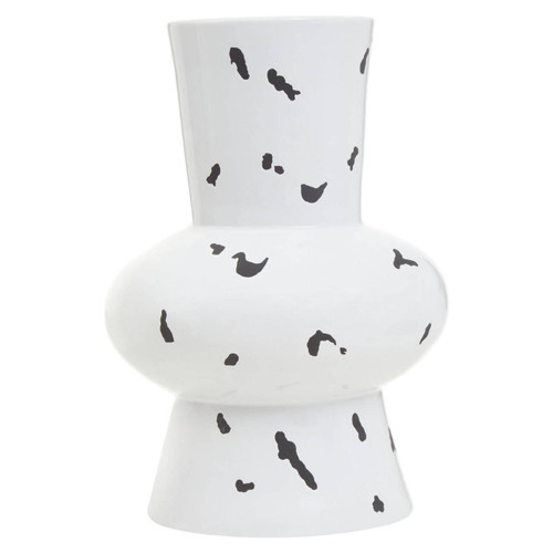 Tundra Black and White Large Vase