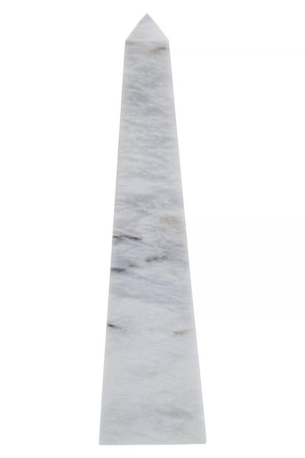 Salmo Large White Marble Obelisk