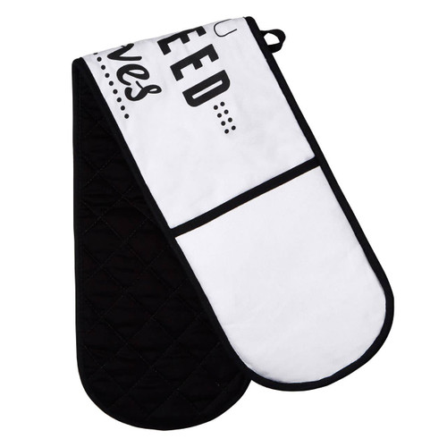 Pun and Games Double Oven Glove