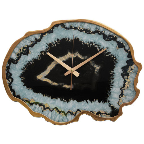 Celina Black and Gold Wall Clock