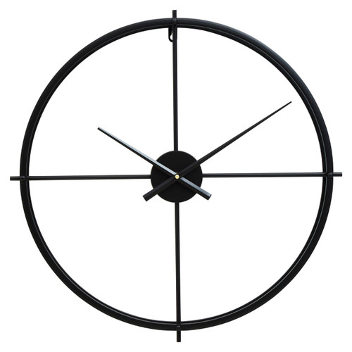 Kent Large Black Wall Clock