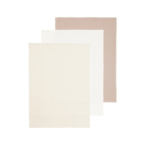 Set of Three Waffle Tea Towels