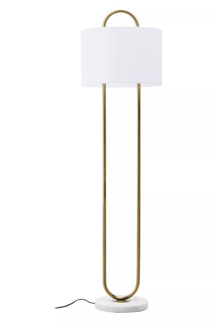 Nolan White And Gold Floor Lamp Nolan White And Gold Floor Lamp