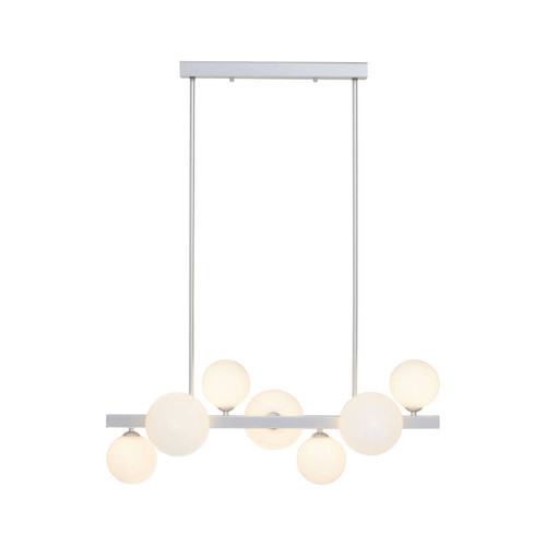 Abira Chrome 7 Bulb Pendant Lamp