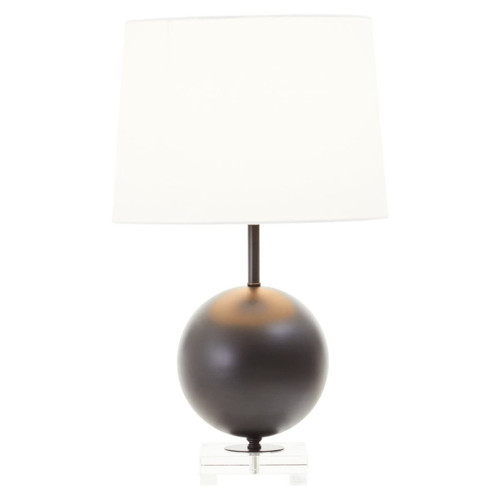 Zena Black Sphere Table Lamp