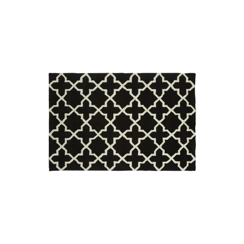 Kensington Townhouse Black and White Rug