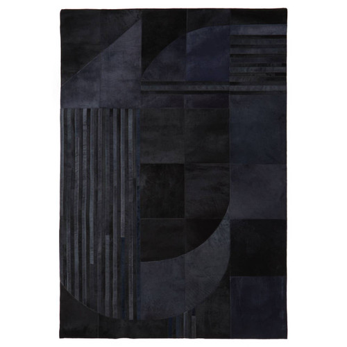 Safira Large Black and Grey Rug