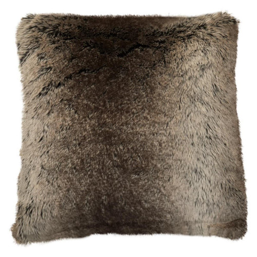 Bosie Lamina Mocha Ombre Square Fur Cushion Bosie Lamina Mocha Ombre Square Fur Cushion