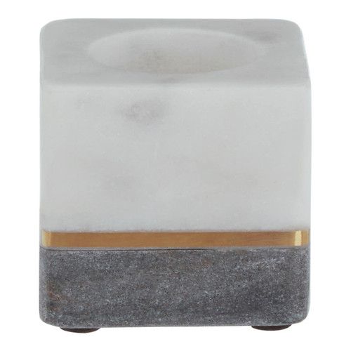 Kira White / Grey Tealight Holder
