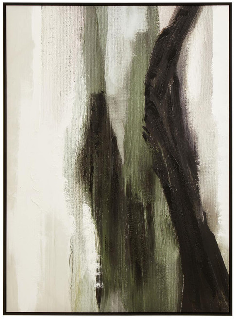 Astratto Green Multi Coloured Abstract Textured Wall Art